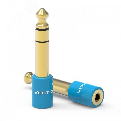 Переходник аудио Jack 3.5 мм F на 6.5 мм M | код VAB-S01-L | Vention