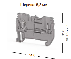 310 124, Двухполюсовая пружинно-зажимная клемма CTP 2,5 (красный) | код 0.0.0.3.10124 | KLEMSAN 310 124, Двухполюсовая пружинно-зажимная клемма CTP 2,5 (красный) | код 0.0.0.3.10124 | KLEMSAN