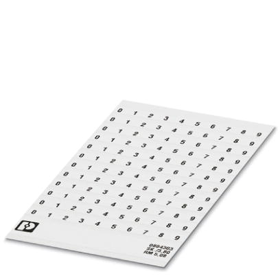 Маркировка для клеммных модулей SK 5,08/3,8: 0-9 | код 0804303 | PHOENIX CONTACT Маркировка для клеммных модулей SK 5,08/3,8: 0-9 | код 0804303 | PHOENIX CONTACT