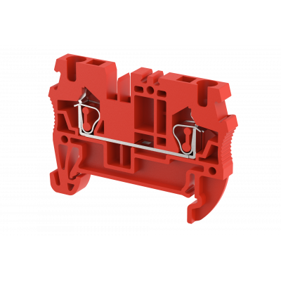Клемма проходная пружинная 2,5 мм2, на 2 подключения, красная SQ2.5-RED | код 2102010002 | Elmex Клемма проходная пружинная 2,5 мм2, на 2 подключения, красная SQ2.5-RED | код 2102010002 | Elmex