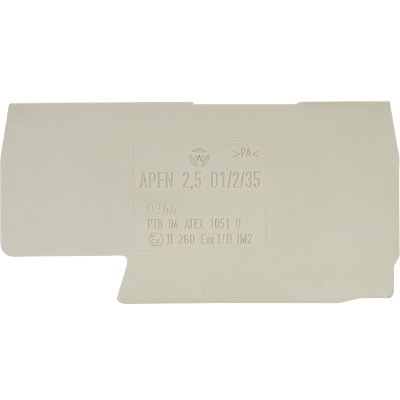 Крышка боковая, для клемм WKFN 2,5 D1/2..., цвет: синий | код 07.312.6955.6 | Wieland Крышка боковая, для клемм WKFN 2,5 D1/2..., цвет: синий | код 07.312.6955.6 | Wieland