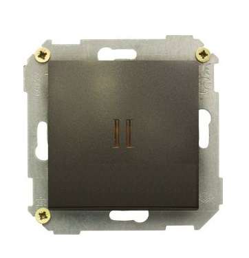 Выключатель 1-кл. СП 34 10А IP20 с подсветкой механизм графит | код 34104-038 | Simon Выключатель 1-кл. СП 34 10А IP20 с подсветкой механизм графит | код 34104-038 | Simon