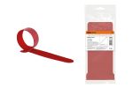 Хомут-липучка ХЛ 16х310 мм красный (20 шт) TDM | код SQ0515-0710 | TDM