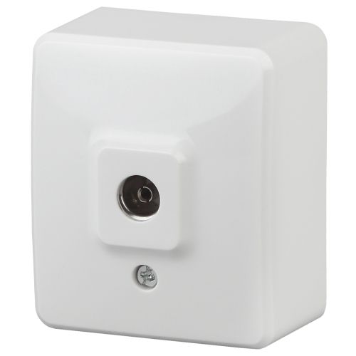 Розетка TV 1мод. ОП 11-3201-01 Эксперт бел. ЭРА Б0020724 Розетка TV 1мод. ОП 11-3201-01 Эксперт бел. ЭРА Б0020724