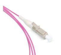 Патч-корд оптический LANMASTER, симплексный, LC/PC-LC/PC, OM4, LSZH, 20 м | код LAN-LC-LC/OM4-20 | LANMASTER