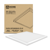 Панель светодиодная универсальная LPU-02 50Вт ОПАЛ 230В 4000К 4000Лм 595х595х25мм IP40 IN HOME | код 4690612034317 | IN HOME