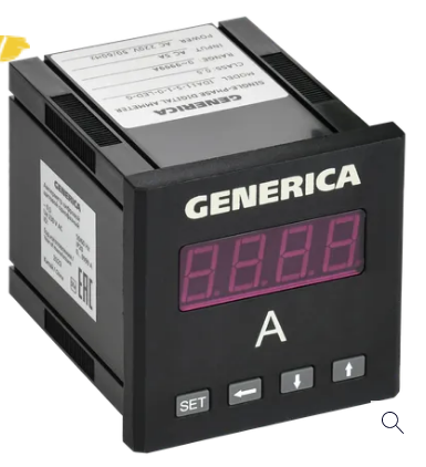 Амперметр цифр. щит. 1-ф. DO RS-485 72х72 LED GENERICA | код IDA11-5-1-3-LED-G | GENERICA by IEK Амперметр цифр. щит. 1-ф. DO RS-485 72х72 LED GENERICA | код IDA11-5-1-3-LED-G | GENERICA by IEK