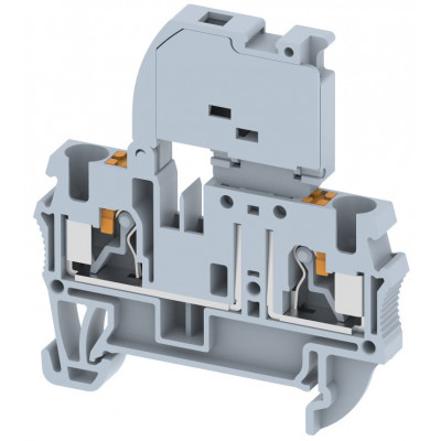 Клемма проходная PUSH-IN 4 мм2, под предохранитель, на 2 подключения, серая PQF4-GREY | код 3103260000 | Elmex Клемма проходная PUSH-IN 4 мм2, под предохранитель, на 2 подключения, серая PQF4-GREY | код 3103260000 | Elmex