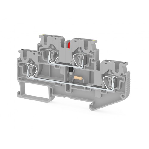 312 009, Пружинная клемма серии SRD 4-2FLD-220VDC (Серый) | код 0.0.0.3.12009 | KLEMSAN 312 009, Пружинная клемма серии SRD 4-2FLD-220VDC (Серый) | код 0.0.0.3.12009 | KLEMSAN