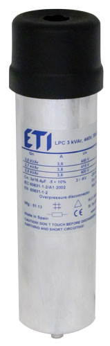 Конденсаторная батарея LPC 4kVAr (525V) | код 004656742 | ETI Конденсаторная батарея LPC 4kVAr (525V) | код 004656742 | ETI