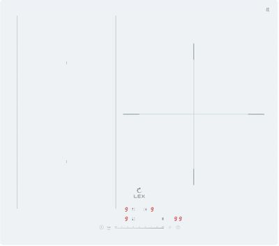 Индукционная варочная поверхность Lex EVI 631A WH белый | код 2030309 | LEX Индукционная варочная поверхность Lex EVI 631A WH белый | код 2030309 | LEX