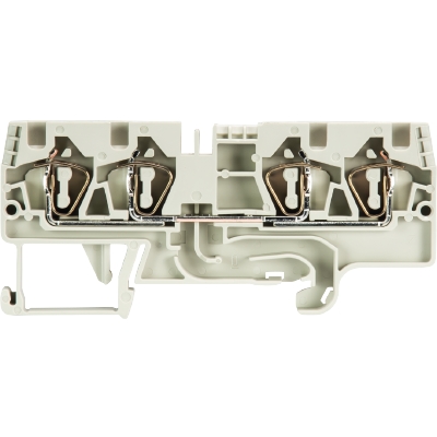 Проходная клемма, 4 точки подключения, тип фиксации провода: пружинный, номинальное сечение: 4 мм кв., 32A, 800V, ширина: 6 мм, цвет: серый, тип монтажа: DIN 35 | код 56.704.5155.0 | Wieland Проходная клемма, 4 точки подключения, тип фиксации провода: пружинный, номинальное сечение: 4 мм кв., 32A, 800V, ширина: 6 мм, цвет: серый, тип монтажа: DIN 35 | код 56.704.5155.0 | Wieland