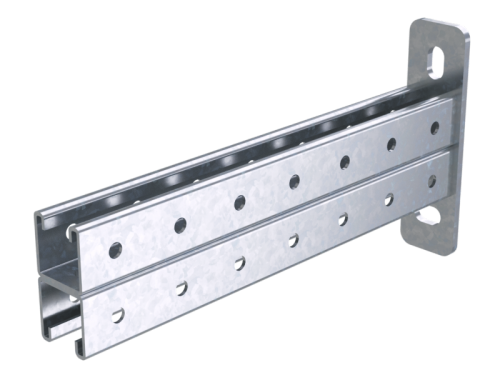 Консоль двойная 41х41мм основание 300мм горячеоцинкованная | код BBD4130HDZ | DKC Консоль двойная 41х41мм основание 300мм горячеоцинкованная | код BBD4130HDZ | DKC