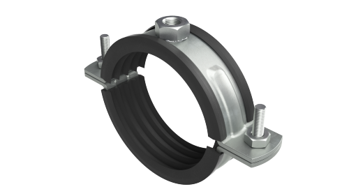 Хомут для высоких нагрузок с изоляцией с гайкой М12 для труб d 2 | код BHH21200 | DKC Хомут для высоких нагрузок с изоляцией с гайкой М12 для труб d 2 | код BHH21200 | DKC