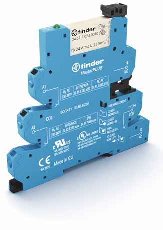 Интерфейсный модуль (сборка 34.51.7.060.0010 + 93.66.7.060), электромеханические реле, серия MasterPLUS, 1CO 6A, питание 60В AC/DC, категория защиты IP20, безвинтовые клеммы Push-in | код 396100600060 | FINDER Интерфейсный модуль (сборка 34.51.7.060.0010 + 93.66.7.060), электромеханические реле, серия MasterPLUS, 1CO 6A, питание 60В AC/DC, категория защиты IP20, безвинтовые клеммы Push-in | код 396100600060 | FINDER