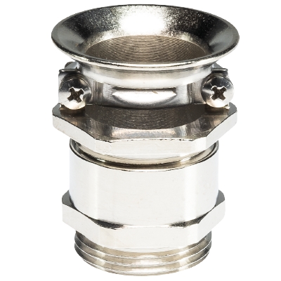 Кабельный ввод, с разгрузкой от натяжения, M25x1,5, диапазон обслуживаемых кабелей 9-20 мм, IP54, латунь, тип покрытия: никель | код Z5.507.9721.0 | Wieland Кабельный ввод, с разгрузкой от натяжения, M25x1,5, диапазон обслуживаемых кабелей 9-20 мм, IP54, латунь, тип покрытия: никель | код Z5.507.9721.0 | Wieland