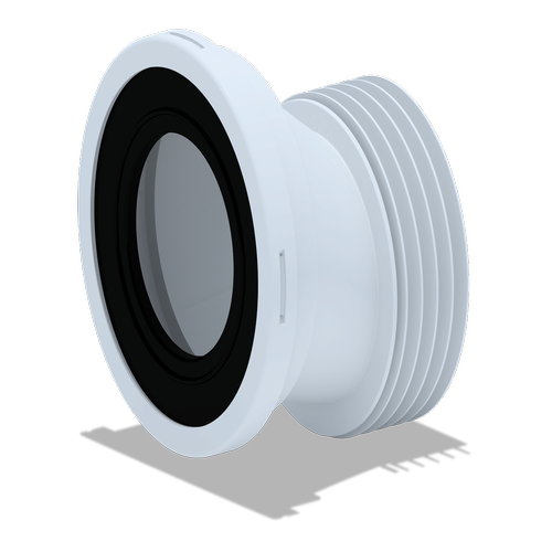 Манжета для унитаза жесткая эксцентрическая 20мм | код W0220 | АНИ пласт Манжета для унитаза жесткая эксцентрическая 20мм | код W0220 | АНИ пласт