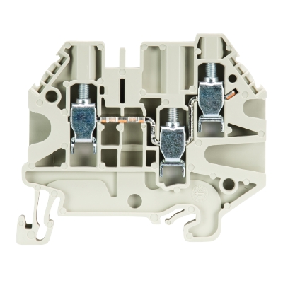 Клемма проходная, 3 точки подключения, тип фиксации провода: винтовой, номинальное сечение: 4 мм кв., 32A, 500V, ширина: 6 мм, цвет: серый, тип монтажа: DIN 35 | код 58.504.5055.0 | Wieland Клемма проходная, 3 точки подключения, тип фиксации провода: винтовой, номинальное сечение: 4 мм кв., 32A, 500V, ширина: 6 мм, цвет: серый, тип монтажа: DIN 35 | код 58.504.5055.0 | Wieland