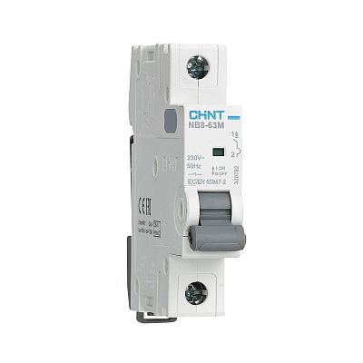 Авт. выкл. NB8-63M 1P 16А 10кА х-ка K без тепл. расцеп. (R) | код 320791 | CHINT Авт. выкл. NB8-63M 1P 16А 10кА х-ка K без тепл. расцеп. (R) | код 320791 | CHINT