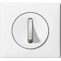 Лицевая панель для 1-клавишного бесшумного выключателя CELIANE, цвет слоновая кость | код 066206 | LEGRAND