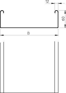 6064307 Кабельный листовой лоток неперфорированный 60x100x3000 SKSU 610 FT | код 6064307 | OBO Bettermann 6064307 Кабельный листовой лоток неперфорированный 60x100x3000 SKSU 610 FT | код 6064307 | OBO Bettermann