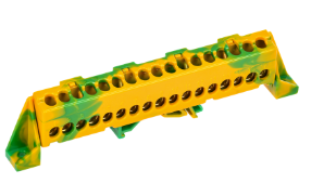 TEKFOR Шина PE земля в комб. изол. Стойка 6х9-17-ЖЗ IEK | код TF-NN10-17-DP-K52 | IEK TEKFOR Шина PE земля в комб. изол. Стойка 6х9-17-ЖЗ IEK | код TF-NN10-17-DP-K52 | IEK