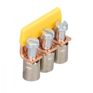 Соединительная перемычка, винтовая, изолированная, 3 полюса, для клемм: WK 4/U WK 4TKS, цвет: желтый | код Z7.281.1327.0 | Wieland Соединительная перемычка, винтовая, изолированная, 3 полюса, для клемм: WK 4/U WK 4TKS, цвет: желтый | код Z7.281.1327.0 | Wieland