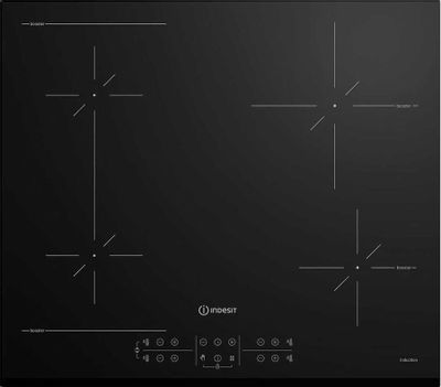 Индукционная варочная поверхность Indesit IB 41B60 BF черный | код 1979639 | INDESIT Индукционная варочная поверхность Indesit IB 41B60 BF черный | код 1979639 | INDESIT