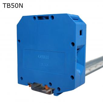 Клемма винтовая проходная 2 контакта 50 мм2, синяя | код TB50N | ПРОВЕНТО Клемма винтовая проходная 2 контакта 50 мм2, синяя | код TB50N | ПРОВЕНТО