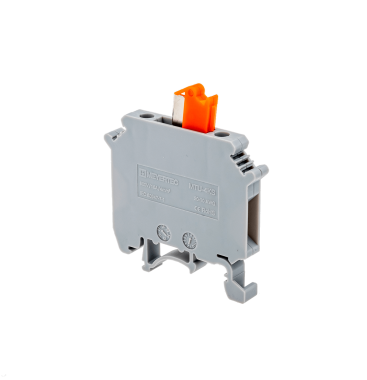 Клемма винтовая с ножевым размыкателем, 4мм2, серая MTU-4KS | код 69604 | MEYERTEC Клемма винтовая с ножевым размыкателем, 4мм2, серая MTU-4KS | код 69604 | MEYERTEC