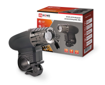 Фонарь велосипедный аккумуляторный BL 03А 3W LED 300Lm 4 режима с з/у 220В ЧЕРНЫЙ IN HOME | код 4690612035239 | IN HOME