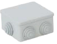 Корпус распаячной коробки 80x120x50мм, кабельный ввод, пластик | код CP1039 | CETINKAYA PANO