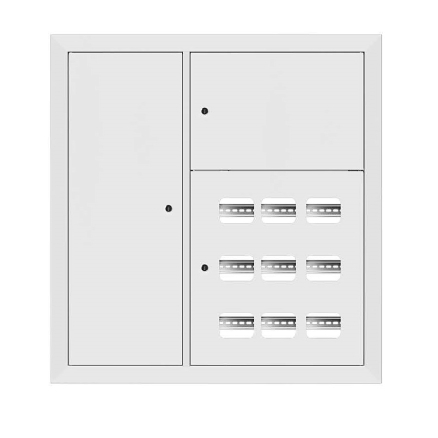 Щит этажный 9 кв. RAL9003 3 окна в ряд по гориз. слаботочный отсек слева (1000х950х150) EKF PROxima | код mb29-v-9z-ral9003-1 | EKF Щит этажный 9 кв. RAL9003 3 окна в ряд по гориз. слаботочный отсек слева (1000х950х150) EKF PROxima | код mb29-v-9z-ral9003-1 | EKF