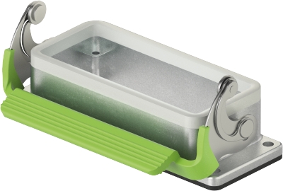 Открытое основание разъема REVOS, Size 16, с уплотнителем, с одной защелкой, без защитной крышки, защита от коррозии, материал корпуса: алюминиевый сплав | код 71.420.1637.0 | Wieland Открытое основание разъема REVOS, Size 16, с уплотнителем, с одной защелкой, без защитной крышки, защита от коррозии, материал корпуса: алюминиевый сплав | код 71.420.1637.0 | Wieland