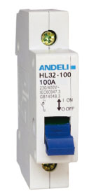 Выключатель нагрузки HL32-100 1P 40A (ANDELI) | код ADL04-034 | ANDELI Выключатель нагрузки HL32-100 1P 40A (ANDELI) | код ADL04-034 | ANDELI