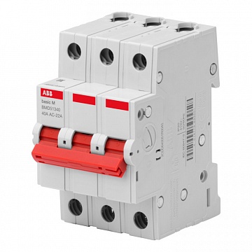 Выключатель нагрузки 3P, 25A, BMD51325 | код. BMD51325 | ABB Выключатель нагрузки 3P, 25A, BMD51325 | код. BMD51325 | ABB