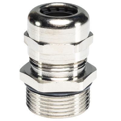 Кабельный ввод, M25x1,5, диапазон обслуживаемых кабелей 10-14 мм, IP68, латунь, тип покрытия: никель | код Z5.503.2821.0 | Wieland Кабельный ввод, M25x1,5, диапазон обслуживаемых кабелей 10-14 мм, IP68, латунь, тип покрытия: никель | код Z5.503.2821.0 | Wieland