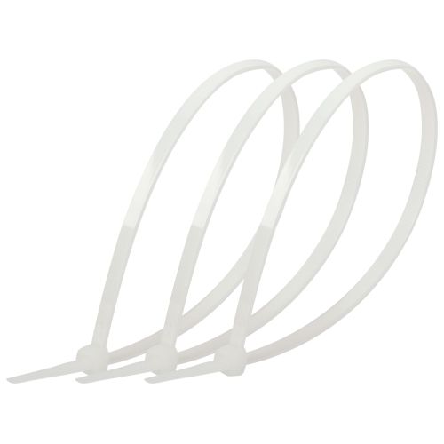 Стяжка кабельная нейлоновая (хомут) 2.5 х 200 мм белая (100 шт/уп) NO-225-148 | код Б0065982 | ЭРА