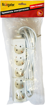 Удлинитель 5х5м с заземл. 16А IP20 94 187 NPE-S-05-500-E-3х1 ПВС 3х1 Navigator 94187 Удлинитель 5х5м с заземл. 16А IP20 94 187 NPE-S-05-500-E-3х1 ПВС 3х1 Navigator 94187