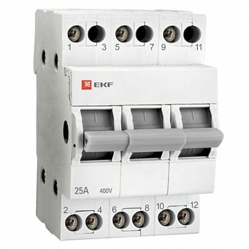 Трехпозиционный переключатель, 3P 63А Basic | код. tps-3-63 | EKF Трехпозиционный переключатель, 3P 63А Basic | код. tps-3-63 | EKF