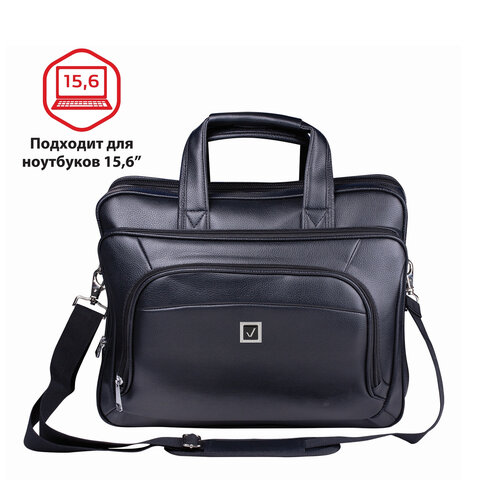 Сумка деловая BRAUBERG с отделением для ноутбука 15,6 , Favorite , 2 отделения, экокожа, 41х32х12 см | код 240399 | BRAUBERG Сумка деловая BRAUBERG с отделением для ноутбука 15,6 , Favorite , 2 отделения, экокожа, 41х32х12 см | код 240399 | BRAUBERG