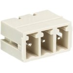 Вилочный разъем, горизонтальный, на плату, шаг 3,81 мм, 3 полюса, фиксация на плате пайкой, 250V, 8А, без маркировки, цвет: серый, серия 8813 S W | код 25.627.0353.0 | Wieland
