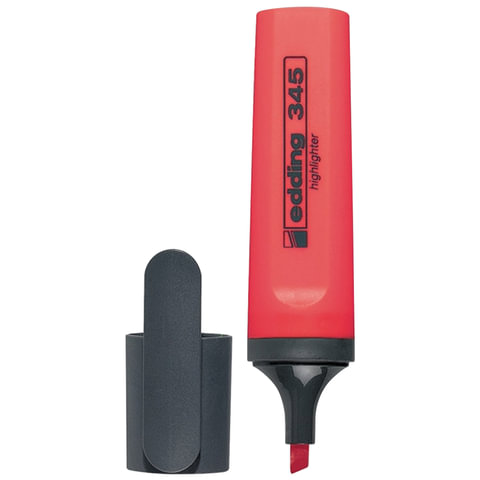 Текстовыделитель EDDING 345,КРАСНЫЙ, линия 2-5 мм, E-345/2 | код 150703 | EDDING Текстовыделитель EDDING 345,КРАСНЫЙ, линия 2-5 мм, E-345/2 | код 150703 | EDDING