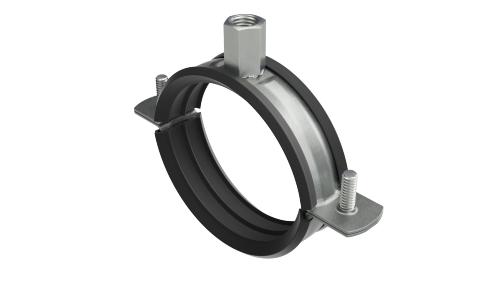 Хомут для средних нагрузок с изоляцией с гайкой М8 для труб d 1/2'' | код BHM21012 | DKC