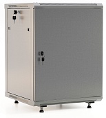 Hyperline TWB-FC-1266-SR-RAL7035 Шкаф настенный 19-дюймовый (19), 12U, 662x600х600мм, металлическая передняя дверь с замком, две боковые панели, с возможностью установки на ножки (в комплекте), цвет серый (RAL 7035) (разобранный) | код 452016 (0) Бр