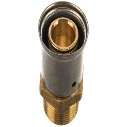 Муфта пресс 26х3/4'НР латунь | код 17P-2605 | Henco Муфта пресс 26х3/4'НР латунь | код 17P-2605 | Henco