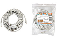 Патч-корд народный U/UTP Cat 5e 4PR 24AWG PVC, литой 20 м, серый | код SQ0115-0010 | TDM НАРОДНЫЙ