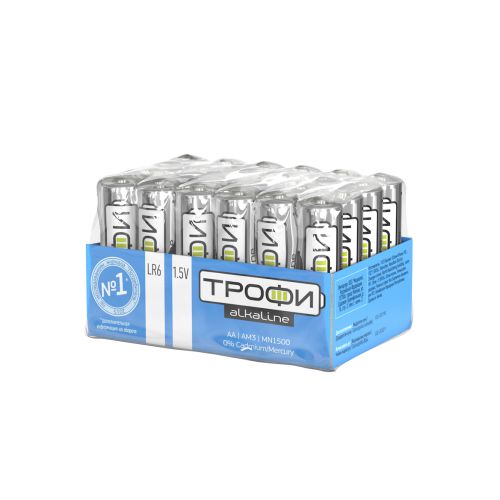 Батарейка Трофи LR6-24 bulk ENERGY POWER Alkaline (24/720/21600) | код Б0035376 | ЭРА