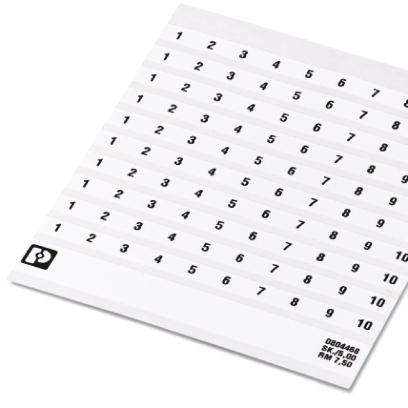 Маркировка для клеммных модулей SK 7,5/5:FORTL.ZAHLEN 11-20 | код 0804468:0011 | PHOENIX CONTACT Маркировка для клеммных модулей SK 7,5/5:FORTL.ZAHLEN 11-20 | код 0804468:0011 | PHOENIX CONTACT