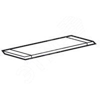 Пластина для ввода кабелей для шкафов с металлическим корпусом XL3 160 разрезаемая | код 20020 | Legrand